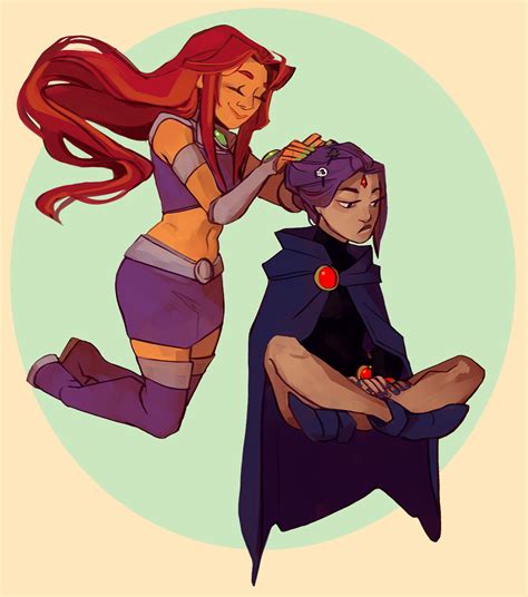 Teen Titans / Raven x Starfire 